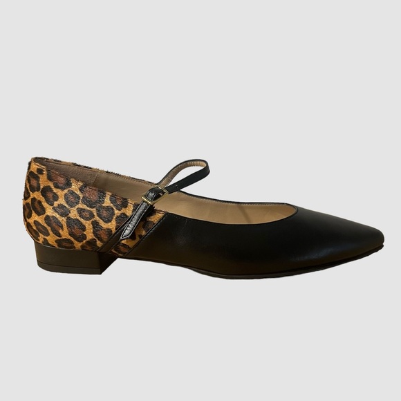 Jon Josef Shoes - Jon Josef Leopard Print Flats Leather Calf Hair